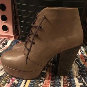 Steve Madden platform booties